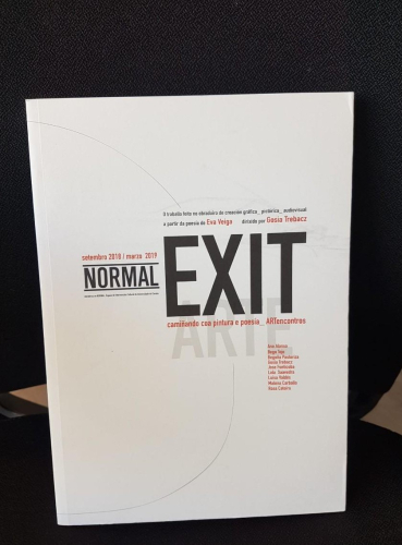 Portada do libro de EXIT. Camiñando coa pintura e poesía. ARTencontros