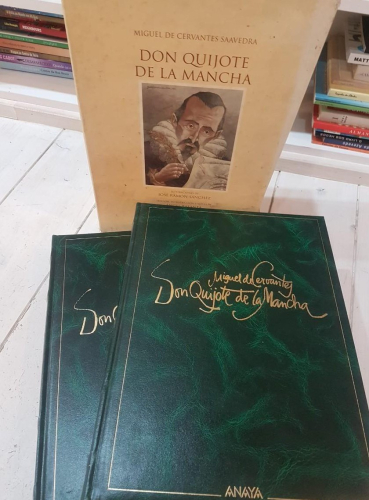 Portada do libro de DON QUIJOTE DE LA MANCHA -ANAYA .Mingote-José Ramón Sánchez (T)