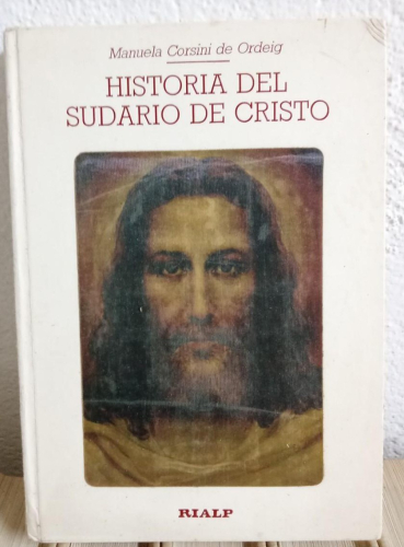 Portada do libro de Historia del sudario de Cristo -Manuela Corsini de Ordeig (b)