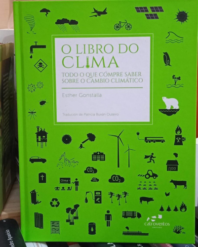 Portada do libro de O LIBRO DO CLIMA (edición en gallego) (T)