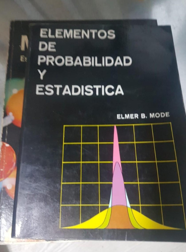 Portada do libro de Elementos de probabilidad y estadistica Elmer B. Mode