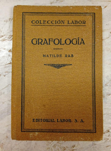 Portada do libro de GRAFOLOGIA - RAS, MATILDE 