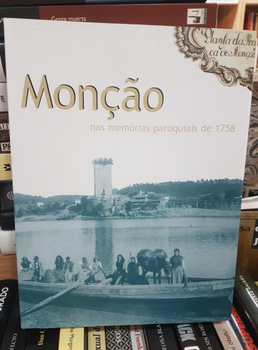 Portada do libro de Monção nas memórias paroquiais de 1758- (T)