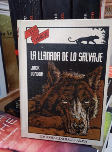 Portada do libro de LA LLAMADA DE LO SALVAJE-JACK LONDON (T)
