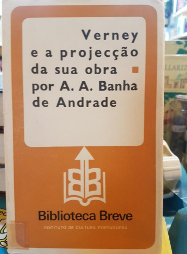 Portada do libro de VERNEY E A PROJECÇÃO DA SUA OBRA. BANHA DE ANDRADE (T)