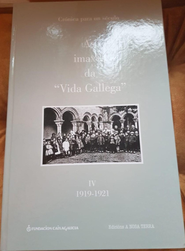 Portada do libro de AS IMAXES DA VIDA GALLEGA. Tomo IV. T