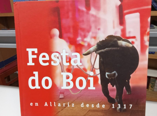 Portada do libro de Festa do boi en Allariz desde 1317 - (GALLEGO) (b)