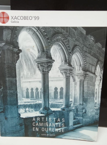 Portada do libro de Artistas camiñantes en Ourense (t)