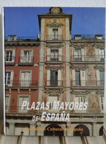 Portada do libro de Plazas mayores de España - Teresa Avellanosa (B)