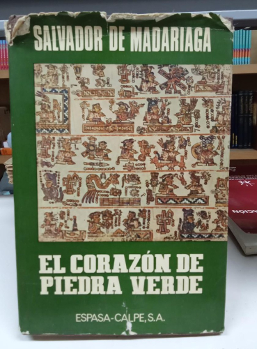 Portada do libro de El corazón de piedra verde - Salvador de Madariaga (B)