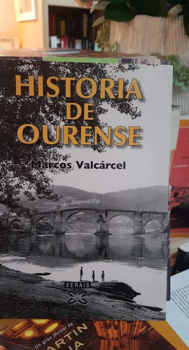 Portada do libro de Historia de Ourense - Marcos Valcárcel (t)