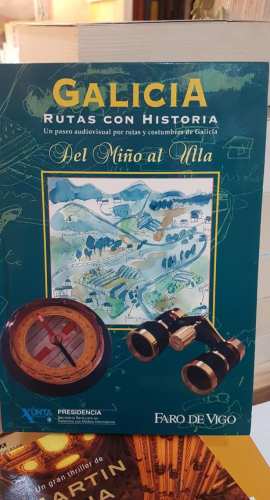 Portada do libro de Galicia rutas con historia. Del Miño al Ulla (t)