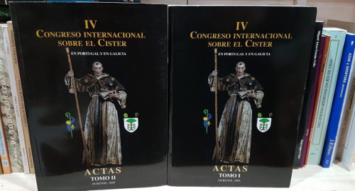 Portada do libro de IV Congreso Internacional sobre el Cister en Portugal y en Galicia. Actas tomo I y II. T