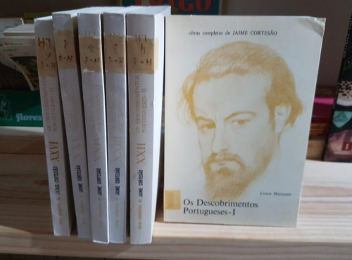Portada do libro de OS DESCOBRIMENTOS PORTUGUESES. Jaime Cortesao [6 VOLUMES] (T)