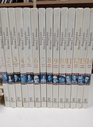 Portada do libro de PERSONAJES DE LA HISTORIA DE ESPAÑA (b)