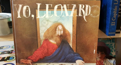 Portada do libro de Yo, Leonardo. STEADMAN, RALPH