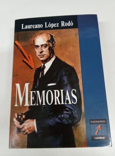 Portada do libro de Memorias - Laureano López Rodó (b)