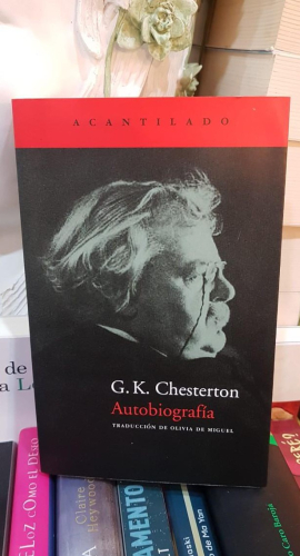 Portada do libro de G. K. Chesterton - Autobiografía (t)