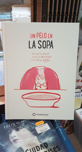 Portada do libro de UN PELO EN LA SOPA- ALEX NOGUES (t)