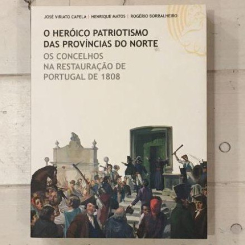 Portada do libro de O heróico patriotismo das províncias do norte. AAVV
