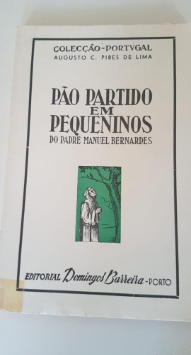 Portada do libro de Pão partido em pequeninos – Padre Manuel Bernardes