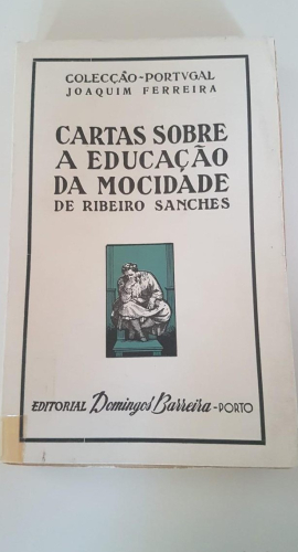 Portada do libro de Cartas sobre a Educação da Mocidade de Ribeiro Sanches