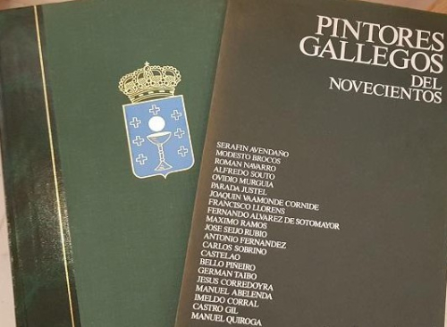 Portada do libro de Pintores gallegos del novecientos. Pablos, Francisco.