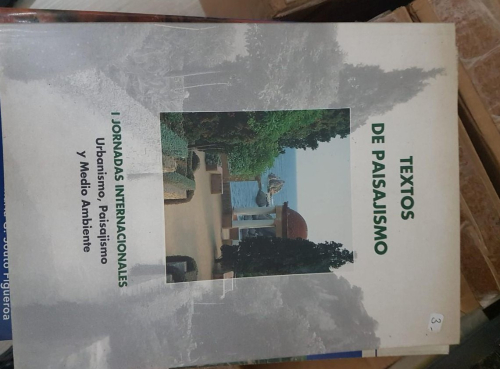 Portada do libro de TEXTOS DE PAISAJISMO. I JORNADAS INTERNACIONALES DE URBANISMO, PAISAJISMO Y MEDIO AMBIENTE