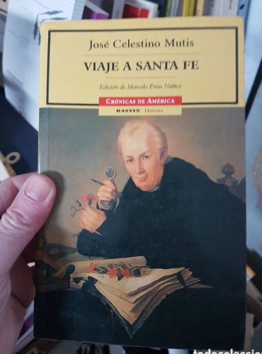 Portada do libro de Viaje a Santa Fe. José Celestino Mutis