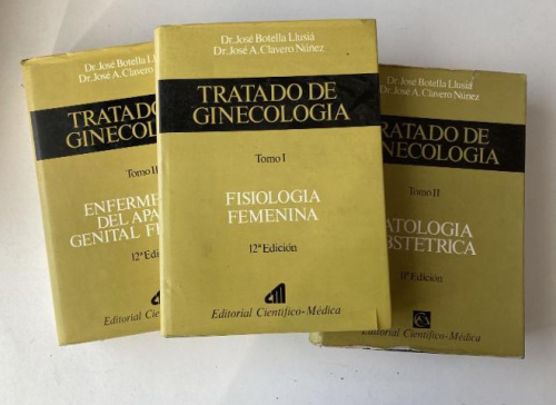 Portada do libro de Tratado de ginecología. Fisiología Femenina. José Botella Llusiá. José A. Clavero Núñez.