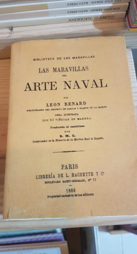 Portada do libro de RENARD, LEON. MARAVILLAS DEL ARTE NAVAL. FACSÍMIL T