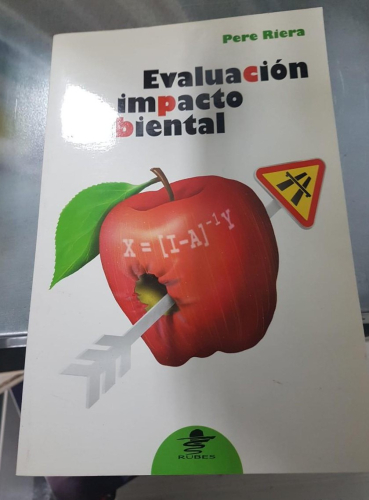 Portada do libro de EVALUACION DE IMPACTO AMBIENTAL- RIERA