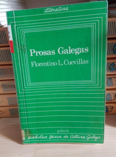 Portada do libro de PROSAS GALEGAS - LOPEZ CUEVILLAS (T)