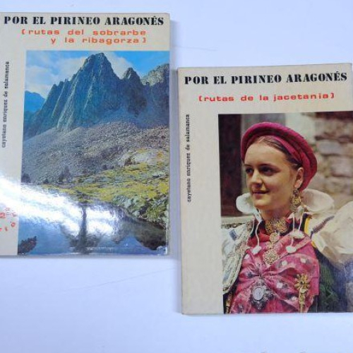 Portada do libro de Por el Pirineo Aragonés. Cayetano Enríquez de Salamanca