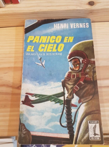 Portada do libro de Bob Morane. Pánico en el cielo T