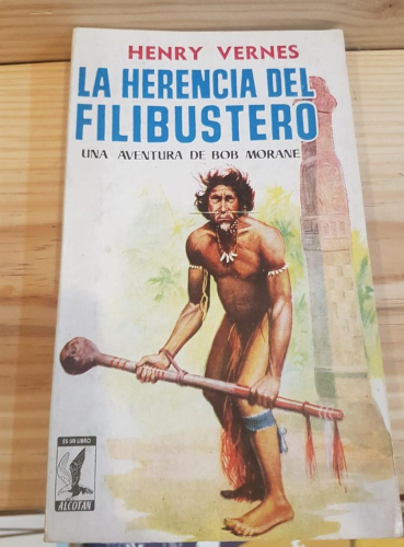 Portada do libro de Bob Morane. La herencia del filibustero T