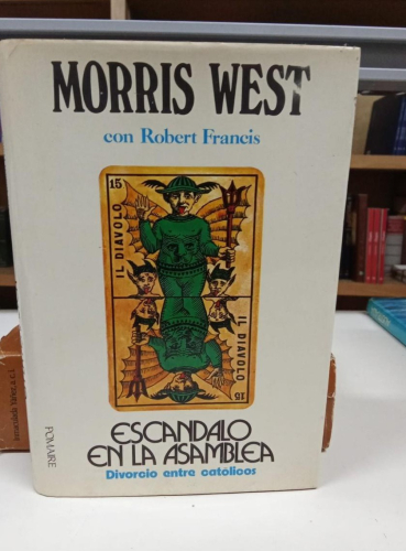 Portada do libro de Escandalo en la asamblea - Morris West (b)