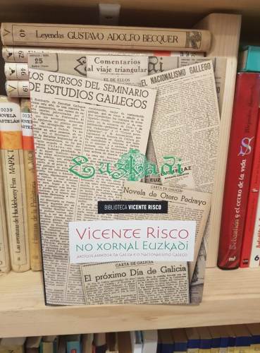 Portada do libro de VICENTE RISCO NO XORNAL EUZKADI T