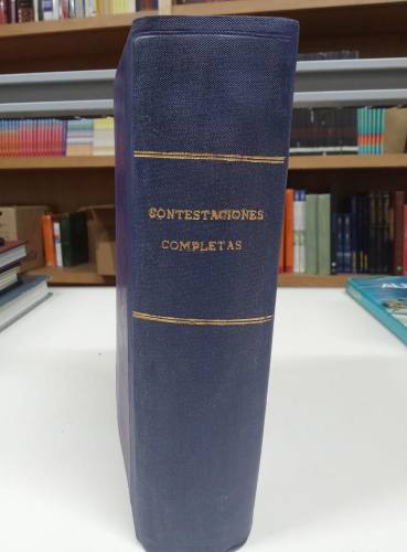 Portada do libro de CONTESTACIONES COMPLETAS (administración de la hacienda pública) (b)