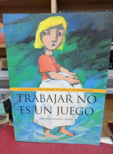 Portada do libro de Trabajar no es un juego -lustradores: Omar Logang, Paloma Baldasano y Jorge Bayo entre otros (b)