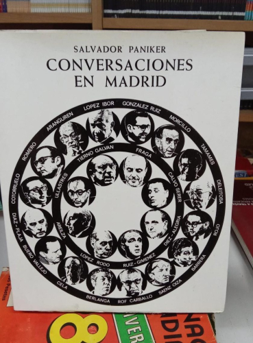 Portada do libro de CONVERSACIONES EN MADRID - SALVADOR PANIKER (B)