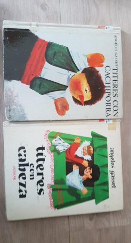 Portada do libro de Angeles Gasset. Títeres con cabeza y títeres con cachiporra