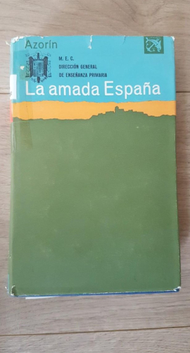 Portada do libro de La amada España. AzorÍn