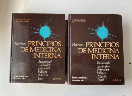 Portada do libro de Principios de medicina interna. Harrison.