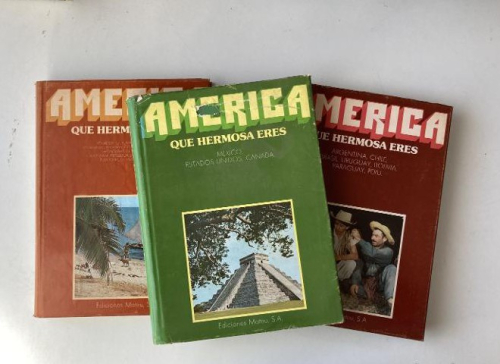 Portada do libro de América que hermosa eres.