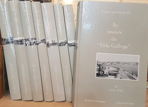 Portada do libro de As Imaxes da ”Vida Gallega”. 8 tomos
