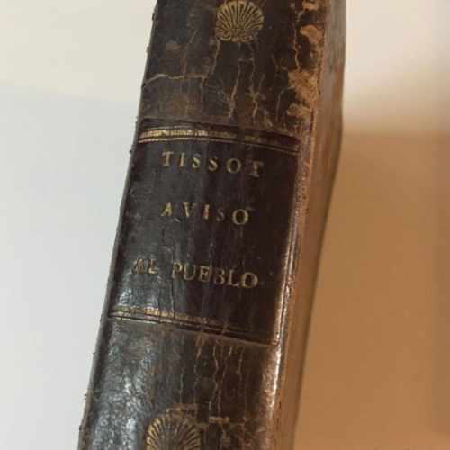 Portada do libro de Tratado de las enfermedades más frecuentes de las gentes del campo. Dr Tissot.