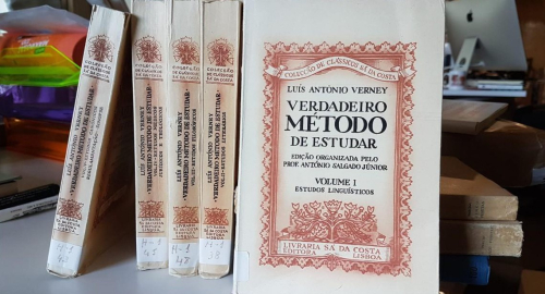 Portada do libro de VERNEY. (Luís António) - VERDADEIRO MÉTODO DE ESTUDAR. (5 + 1 vols)