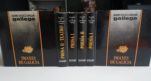 Portada do libro de Imaxes de Galicia + escolma da literatura galega (6 tomos) BC