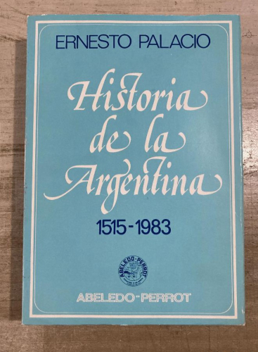 Portada do libro de Historia de la Argentina 1515-1983. Ernesto Palacio.
